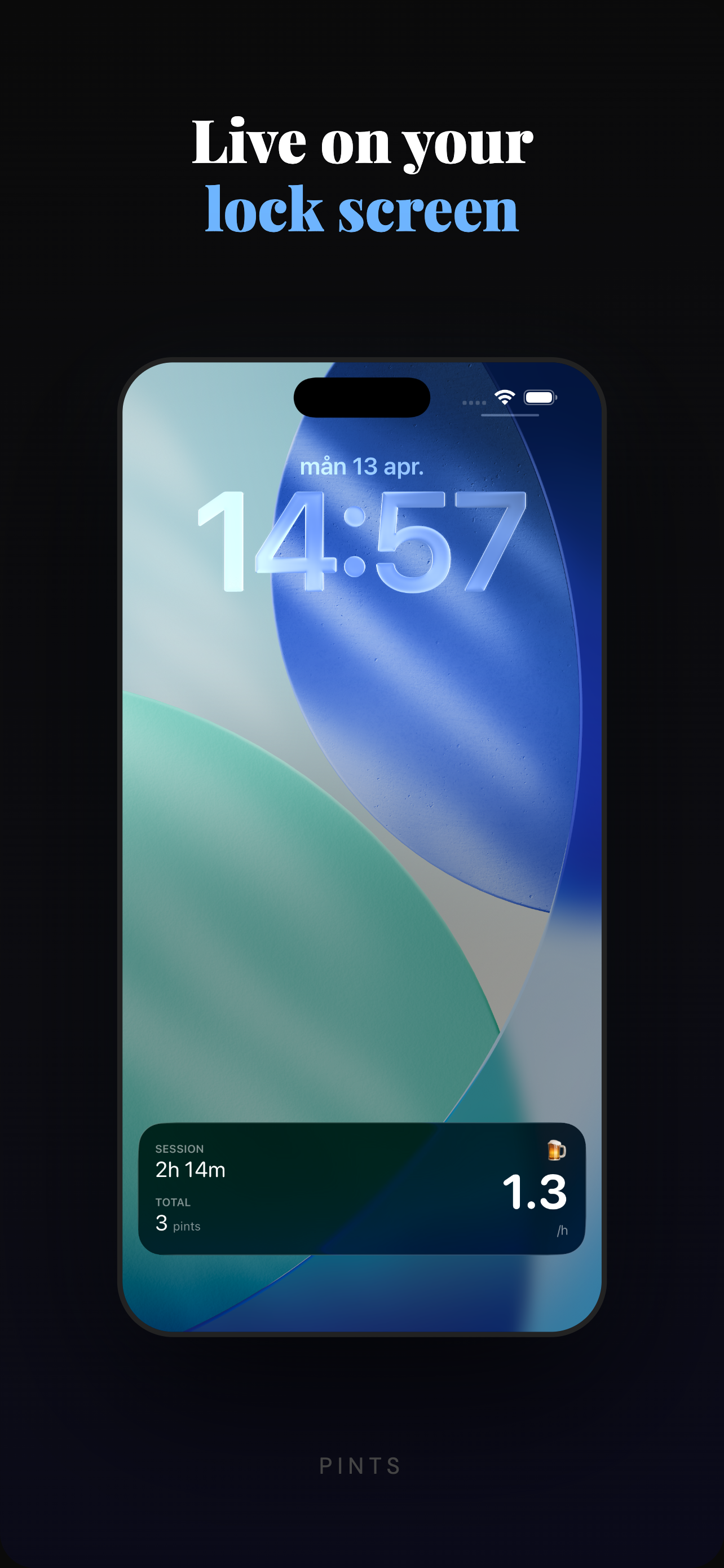 Live Activity on lock screen